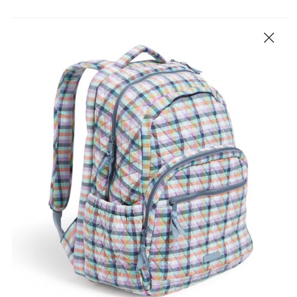 Vera Bradley Outlet Essential Backpack.  Gingham cotton.  NWT. - Picture 2 of 8
